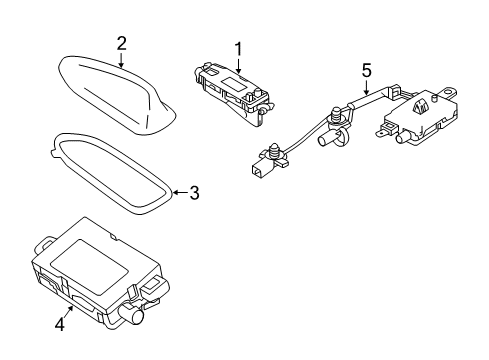 2016 Volvo V60 Antenna & Radio