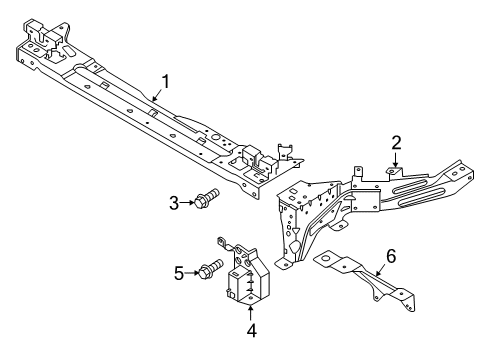 2024 Volvo XC40 Radiator Support