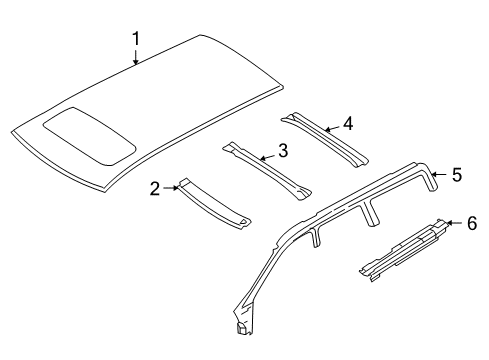 2012 Volvo XC70 Roof & Components