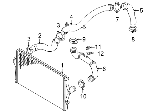 2007 Volvo XC70 Intercooler Diagram