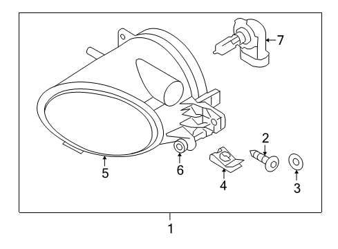 2011 Volvo V50 Fog Lamps