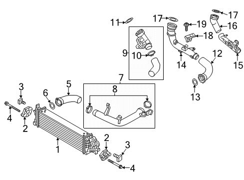 2024 Volvo XC60 Intercooler
