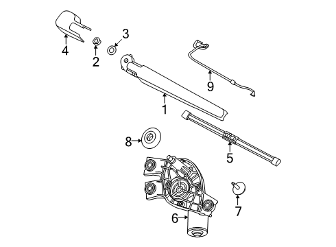 2025 Volvo EX30 Wiper & Washer Components