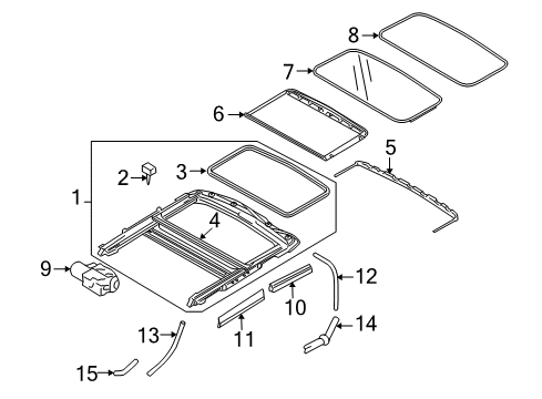 2012 Volvo C30 Sunroof Diagram