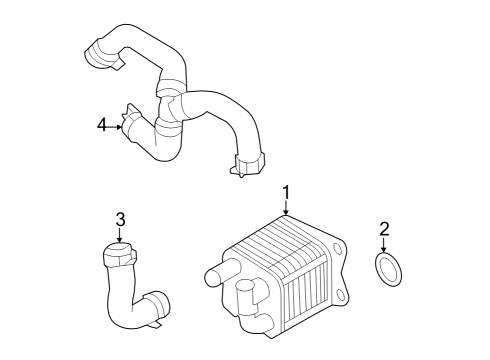 2024 Volvo V90 Cross Country Oil Cooler Diagram
