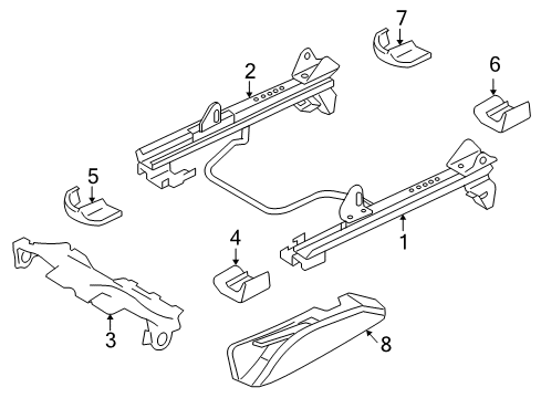 2005 Volvo S80 Tracks & Components