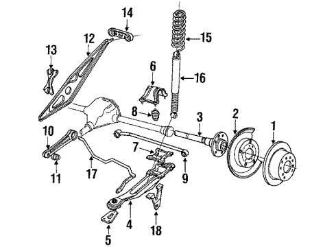 1987 Volvo 780 Rear Brakes Diagram