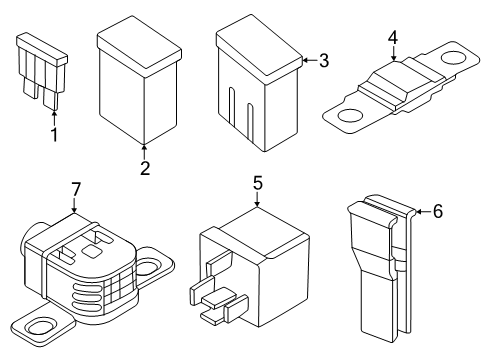 2025 Volvo EX90 Fuse & Relay