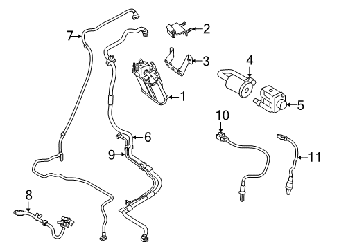 2017 Volvo V90 Cross Country Emission Components Diagram