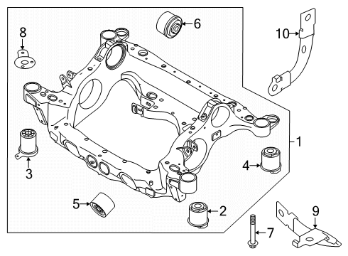 2026 Volvo EC40 Suspension Mounting - Rear