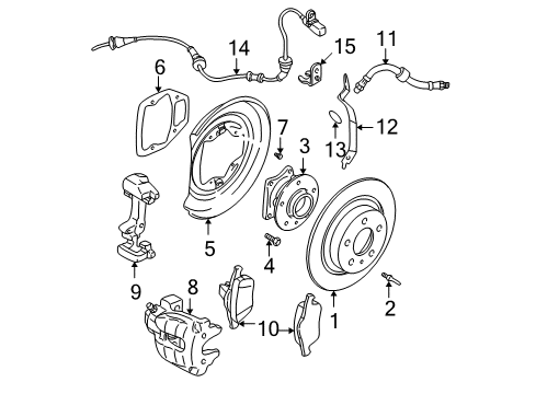 2002 Volvo V70 Anti-Lock Brakes Diagram