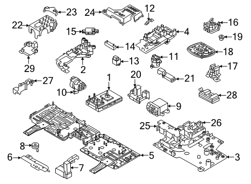 2025 Volvo EX90 Control Components