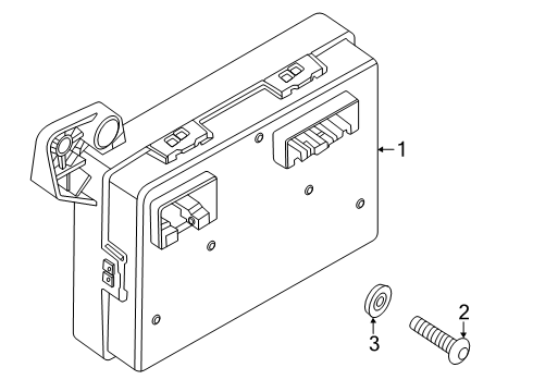 2025 Volvo EX30 Control Module Diagram 2