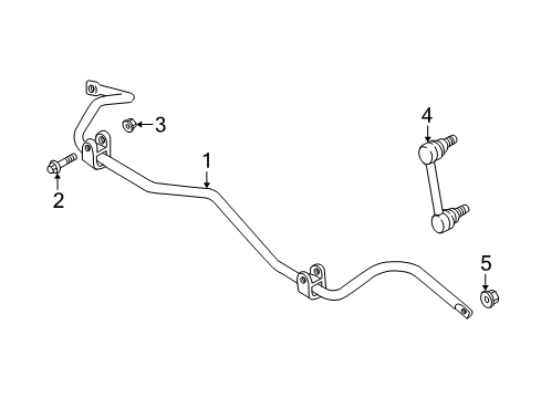 2005 Volvo S60 Stabilizer Bar & Components Diagram 5