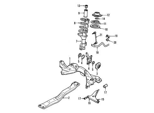 2000 Volvo S40 Front Suspension Diagram