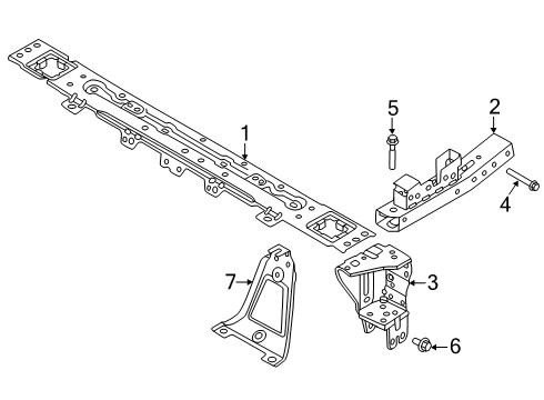 2025 Volvo EX30 Radiator Support