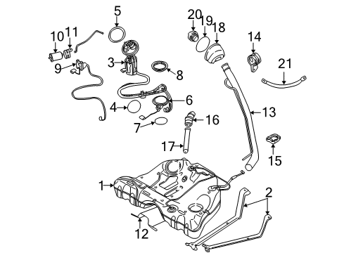 2003 Volvo V70 Filters Diagram