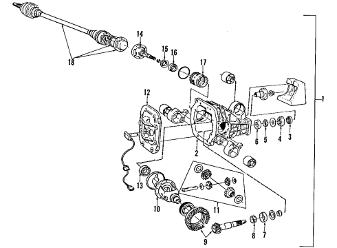 1988 Volvo 780 Rear Axle Diagram