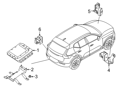 2024 Volvo XC40 Recharge Ride Control Components