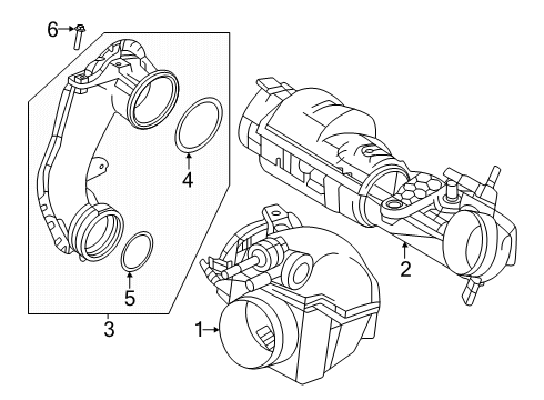 2023 Volvo XC90 Air Intake Diagram