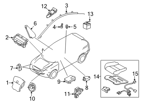 2015 Volvo XC60 Lane Departure Warning Diagram