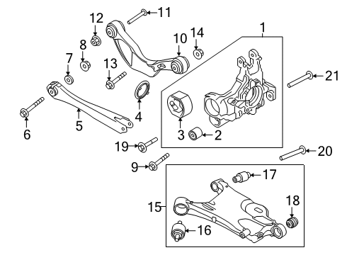 2025 Volvo S60 Rear Suspension Components