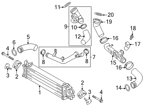 2017 Volvo S90 Intercooler Diagram