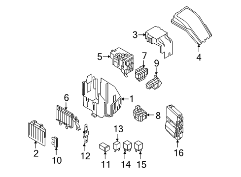 2012 Volvo XC70 Electrical Components Diagram 2