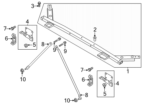 2025 Volvo V60 Radiator Support