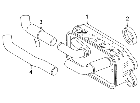 2003 Volvo XC90 Oil Cooler Diagram