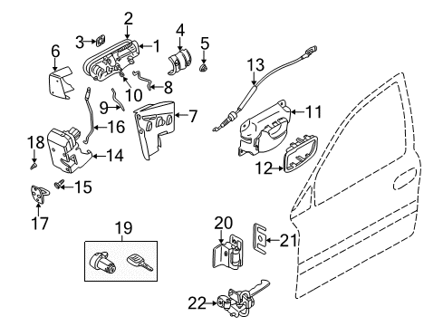 2005 Volvo S60 Door Diagram