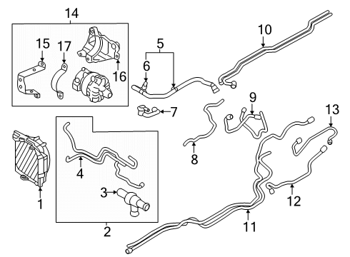 2024 Volvo V60 Hoses, Lines & Pipes Diagram