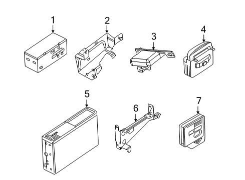 2002 Volvo V70 Electrical Components Diagram 6