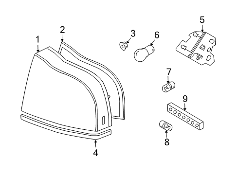 2006 Volvo S80 Tail Lamps Diagram