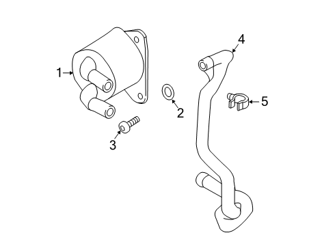 2025 Volvo V60 Trans Oil Cooler