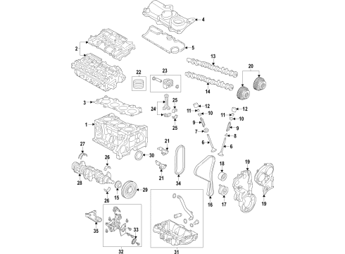 2019 Volvo S60 Front Cover Diagram for 32298333