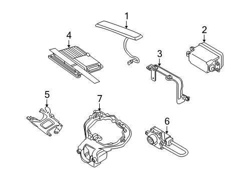 2010 Volvo XC60 Electrical Components Diagram