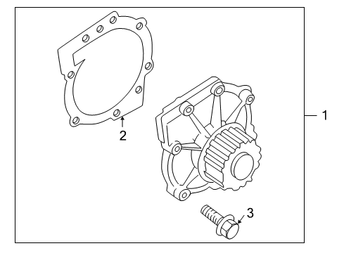 2001 Volvo V70 Water Pump Diagram