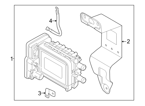 2021 Volvo XC40 Recharge A/C Condenser, Compressor & Lines Diagram 5