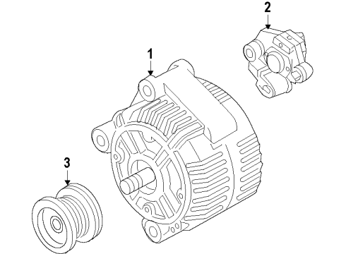 2012 Volvo XC60 Alternator