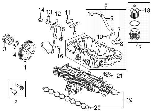 2025 Volvo V60 Engine Parts