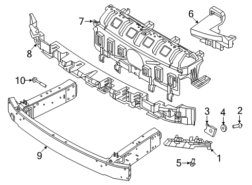 2025 Volvo EX30 Bumper & Components - Front
