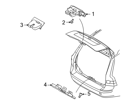 2007 Volvo V50 Lift Gate Diagram