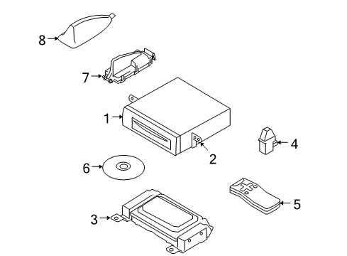 2012 Volvo C70 Navigation System Diagram