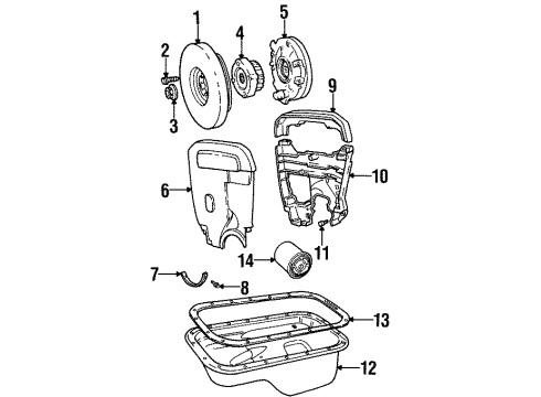 1996 Volvo 960 Engine Parts Diagram