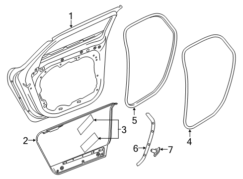 2024 Volvo S90 Door & Components
