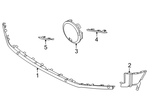 2025 Volvo EX30 Exterior Trim - Front Bumper