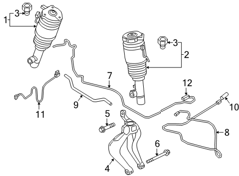 2024 Volvo XC60 Struts & Components