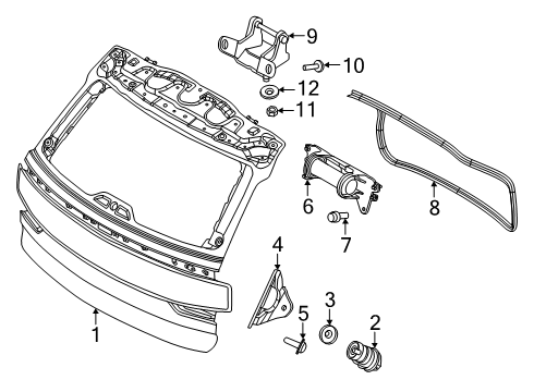 2025 Volvo EX90 Gate & Hardware