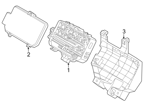 2024 Volvo XC40 Recharge Fuse & Relay